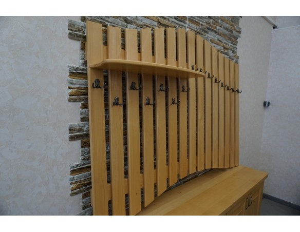 WIESZAK DO PRZEDPOKOJU DUŻY JASNY BUK SZER. 170 CM