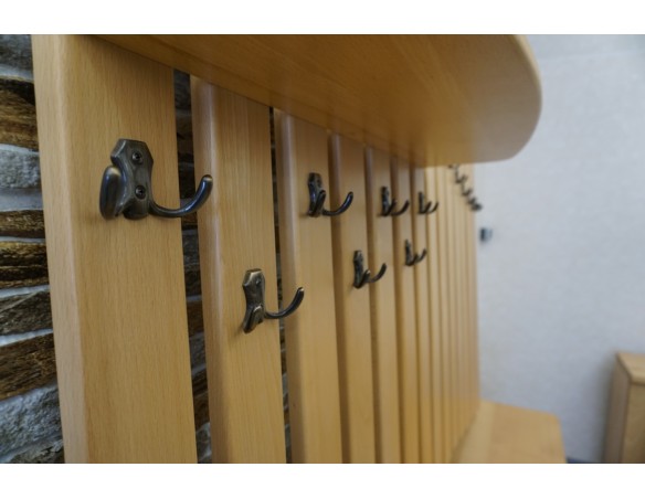 WIESZAK DO PRZEDPOKOJU DUŻY JASNY BUK SZER. 170 CM