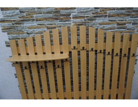 WIESZAK DO PRZEDPOKOJU DUŻY JASNY BUK SZER. 170 CM