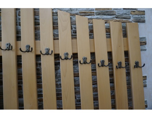 WIESZAK DO PRZEDPOKOJU DUŻY JASNY BUK SZER. 170 CM