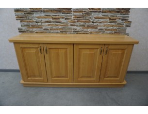 KOMODA BUKOWA 4 DRZWIOWA PEŁNE LITE DREWNO SZER. 173 CM 2