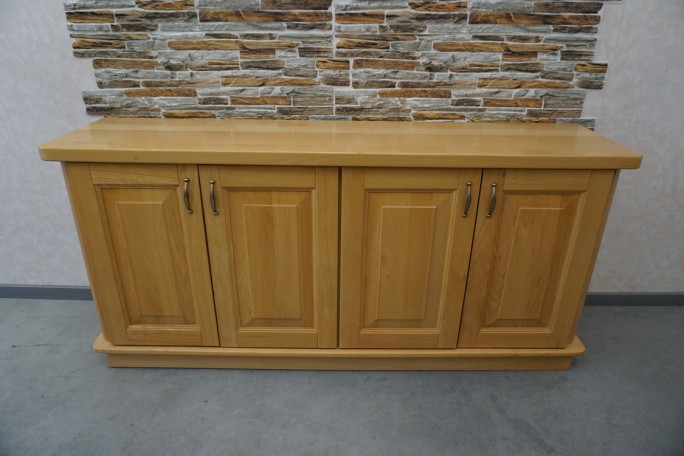 KOMODA BUKOWA 4 DRZWIOWA PEŁNE LITE DREWNO...