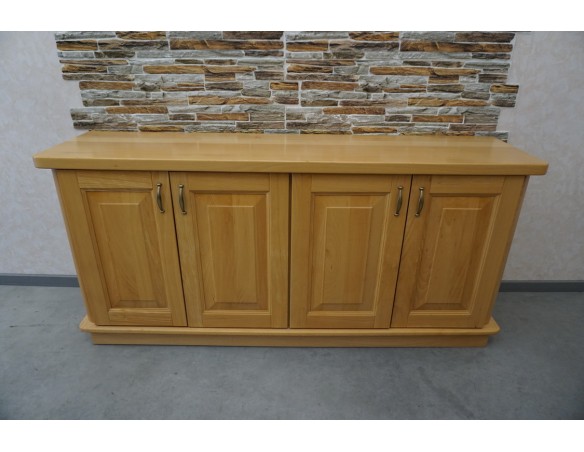 KOMODA BUKOWA 4 DRZWIOWA PEŁNE LITE DREWNO SZER. 173 CM