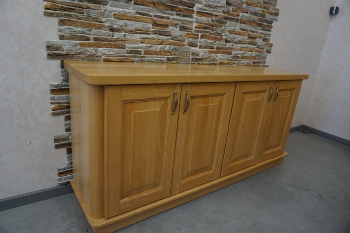 KOMODA BUKOWA 4 DRZWIOWA PEŁNE LITE DREWNO...