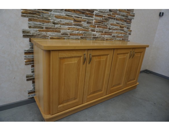 KOMODA BUKOWA 4 DRZWIOWA PEŁNE LITE DREWNO SZER. 173 CM