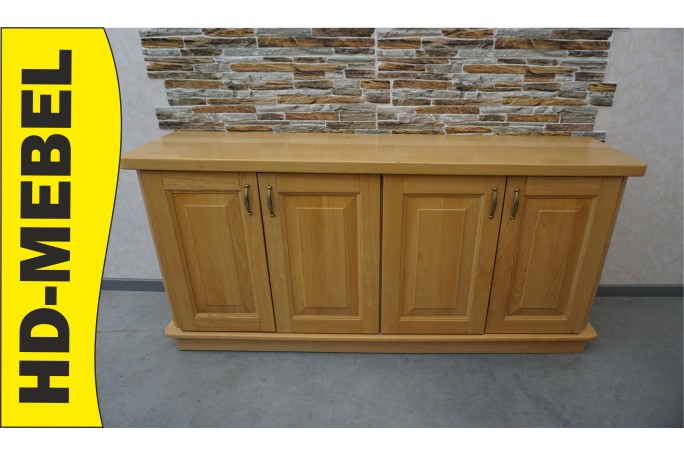 KOMODA BUKOWA 4 DRZWIOWA PEŁNE LITE DREWNO...