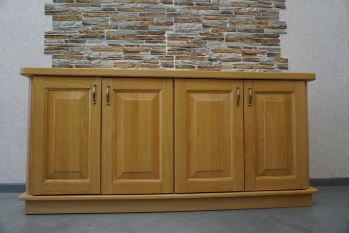 KOMODA BUKOWA 4 DRZWIOWA PEŁNE LITE DREWNO...