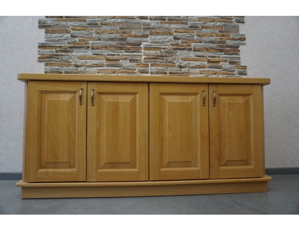 KOMODA BUKOWA 4 DRZWIOWA PEŁNE LITE DREWNO SZER. 173 CM