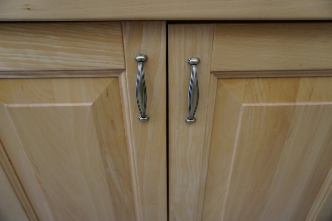 KOMODA BUKOWA 4 DRZWIOWA PEŁNE LITE DREWNO...