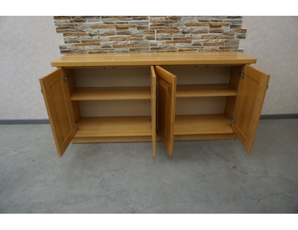 KOMODA BUKOWA 4 DRZWIOWA PEŁNE LITE DREWNO SZER. 173 CM