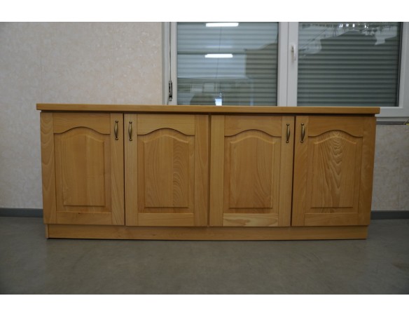 KOMODA BUKOWA 4 DRZWIOWA SZER. 196 CM