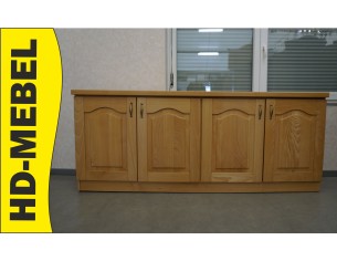 KOMODA BUKOWA 4 DRZWIOWA SZER. 196 CM