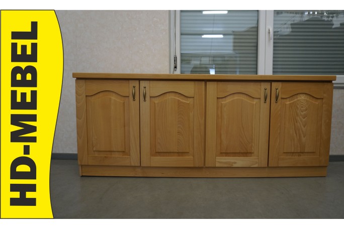 KOMODA BUKOWA 4 DRZWIOWA SZER. 196 CM