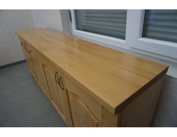 KOMODA BUKOWA 4 DRZWIOWA SZER. 196 CM