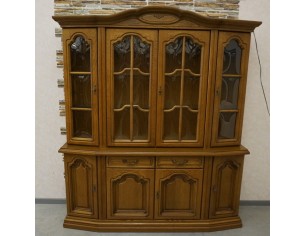 WITRYNA Z KOMODĄ PODŚWIETLANA 8 DRZWIOWA SZER. 179 CM 2