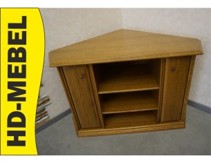 KOMÓDKA DĘBOWA NAROŻNA RTV 95/95 CM