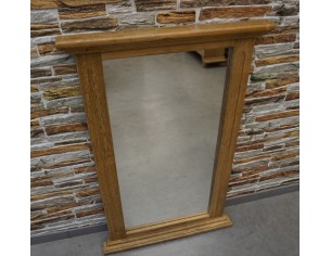 LUSTRO W DĘBOWEJ RAMIE SZER. 64 CM 2