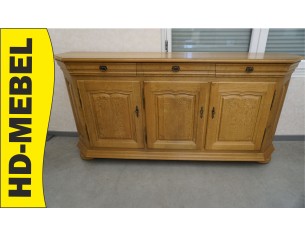 KOMODA 3 DRZWIOWA LITY DĄB DĘBOWA NATURALNA SZER. 199 CM