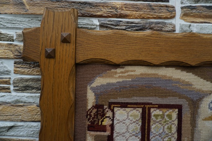 OBRAZ W DREWNIANEJ RAMIE SZER. 59 CM