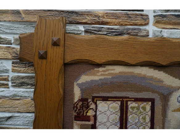 OBRAZ W DREWNIANEJ RAMIE SZER. 59 CM