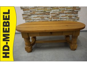 ŁAWA LITY DĄB Z SZUFLADĄ SZER. 134 CM