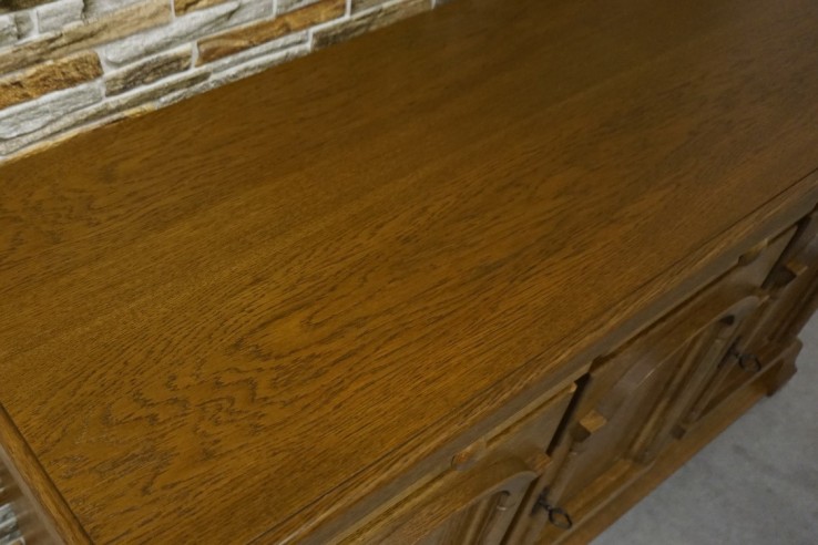 KOMODA DĘBOWA 3 DRZWIOWA SZER. 160 CM