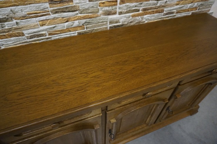 KOMODA DĘBOWA 3 DRZWIOWA SZER. 160 CM
