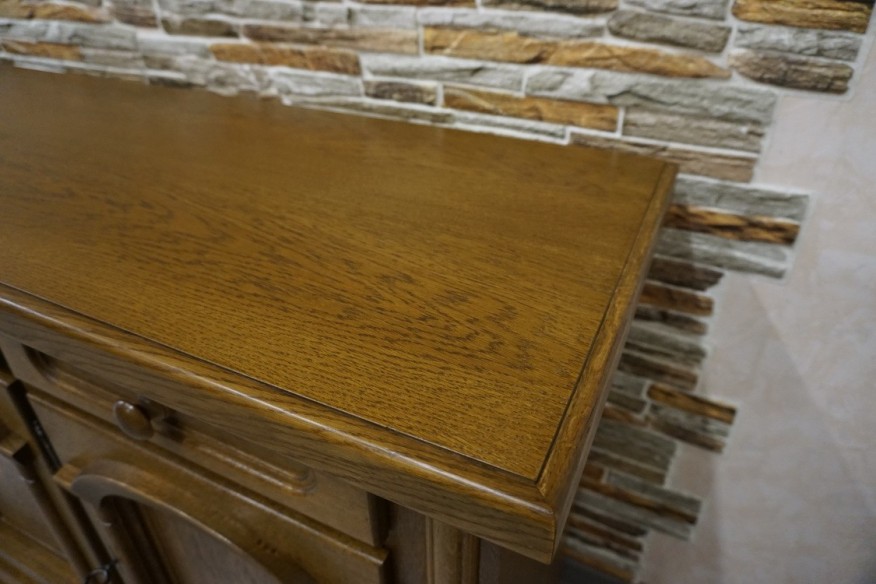 KOMODA DĘBOWA 3 DRZWIOWA SZER. 160 CM