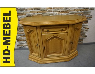 KOMODA MAŁA KOMÓDKA DĘBOWA JASNA SZER. 111 CM