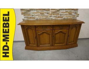 KOMODA DĘBOWA 4 DRZWIOWA SZER. 179 CM