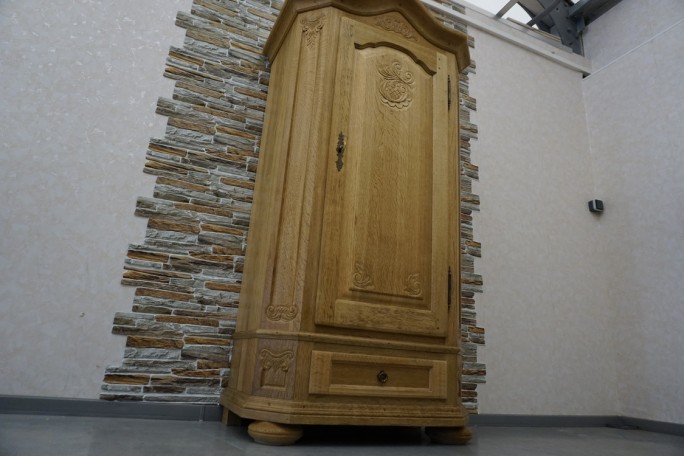 SZAFA Z LITEGO DĘBU 1 DRZWIOWA SZER. 100 CM