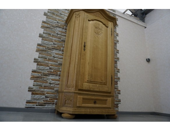 SZAFA Z LITEGO DĘBU 1 DRZWIOWA SZER. 100 CM