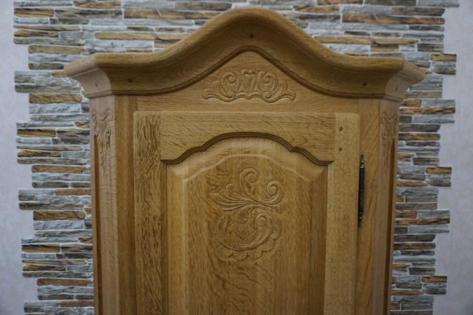 SZAFA Z LITEGO DĘBU 1 DRZWIOWA SZER. 100 CM