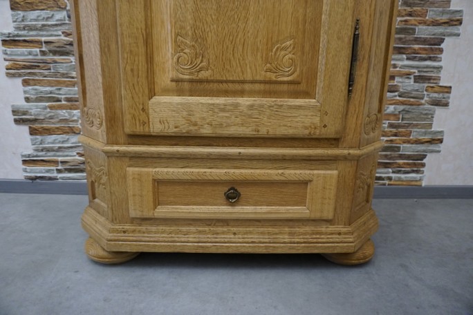 SZAFA Z LITEGO DĘBU 1 DRZWIOWA SZER. 100 CM