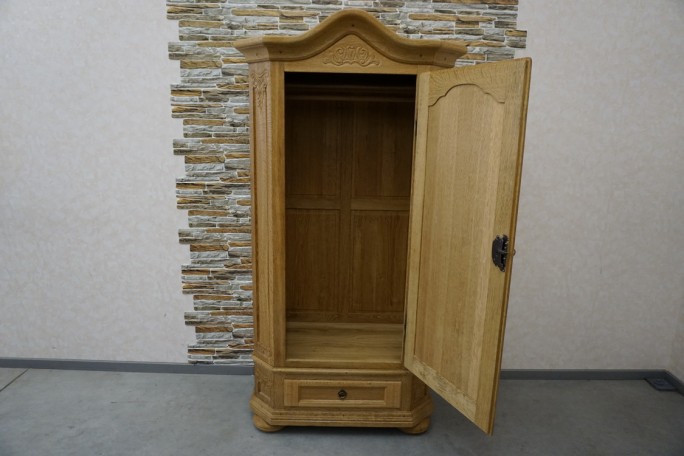 SZAFA Z LITEGO DĘBU 1 DRZWIOWA SZER. 100 CM