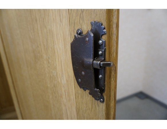 SZAFA Z LITEGO DĘBU 1 DRZWIOWA SZER. 100 CM