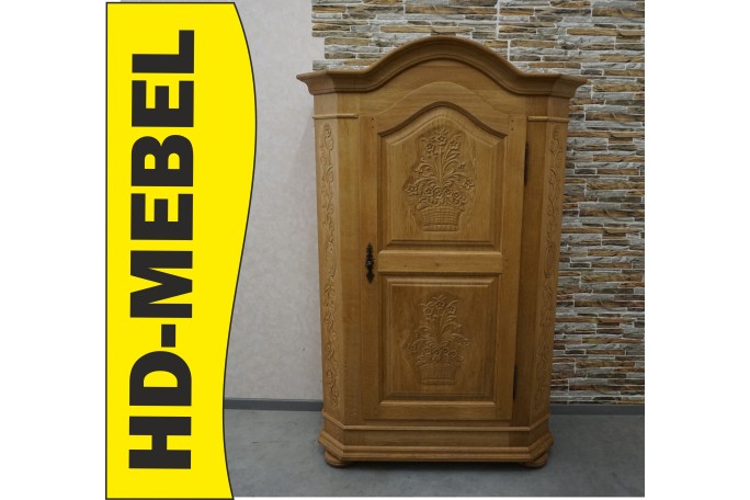 SZAFA Z LITEGO DĘBU 1 DRZWIOWA PRZEPIĘKNA SZER. 120 CM