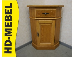KOMODA DĘBOWA NAROŻNA JASNA 44/44 CM
