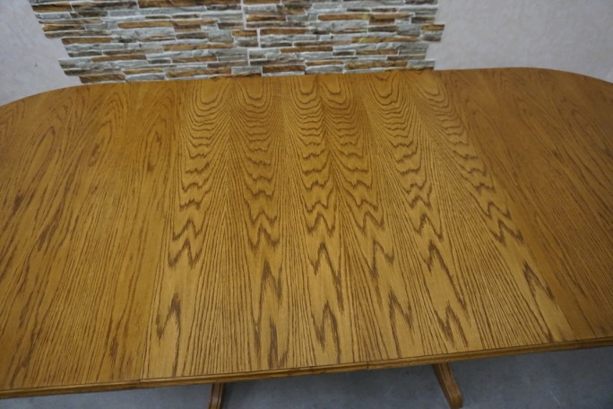 STÓŁ OWALNY DĘBOWY ROZKŁADANY SZER. 140-220 CM