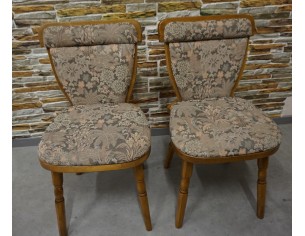 KRZESŁA DĘBOWE KOMPLET 2 SZTUKI SZER. 44 CM 2