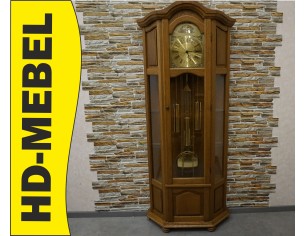 ZEGAR DĘBOWY NIEMIECKI MECHANICZNY TEMPUS FUGIT SZER. 85 CM