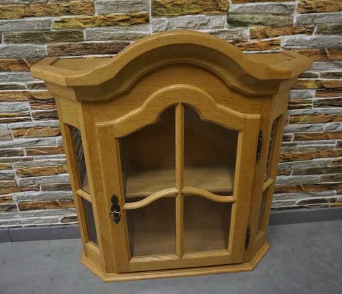 WITRYNKA DĘBOWA WISZĄCA JASNA SZER. 73 CM