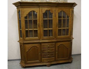 WITRYNA Z KOMODA LITY DĄB 5 DRZWIOWA SZER. 205 CM 2