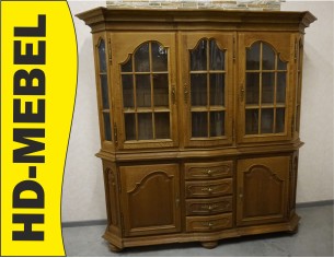 WITRYNA Z KOMODA LITY DĄB 5 DRZWIOWA SZER. 205 CM