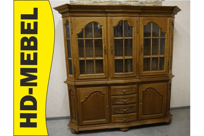 WITRYNA Z KOMODA LITY DĄB 5 DRZWIOWA SZER. 205 CM