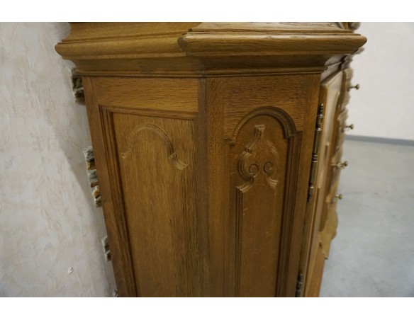 WITRYNA Z KOMODA LITY DĄB 5 DRZWIOWA SZER. 205 CM