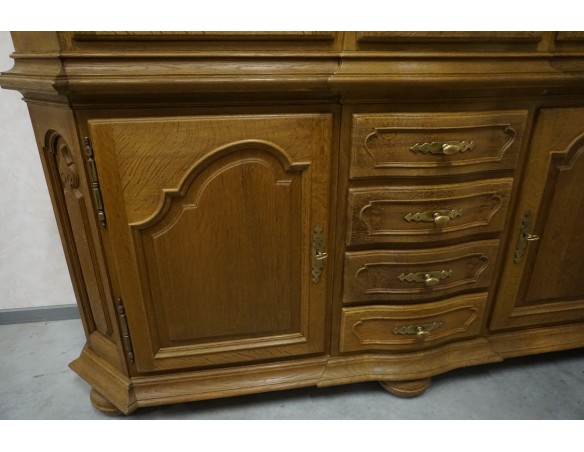 WITRYNA Z KOMODA LITY DĄB 5 DRZWIOWA SZER. 205 CM