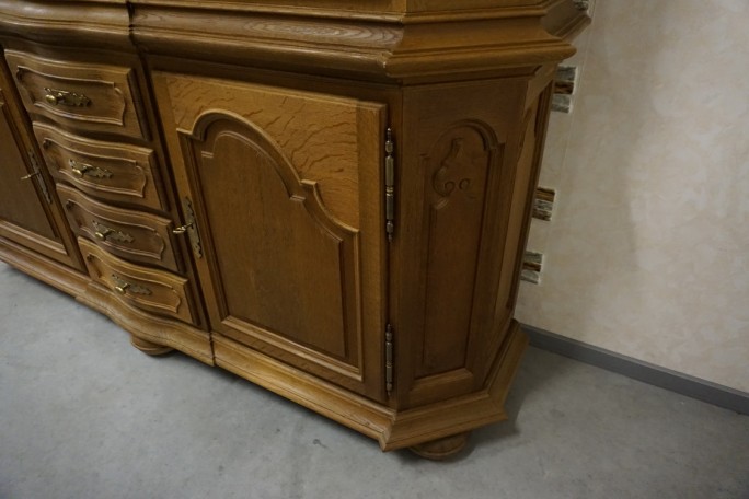 WITRYNA Z KOMODA LITY DĄB 5 DRZWIOWA SZER. 205 CM