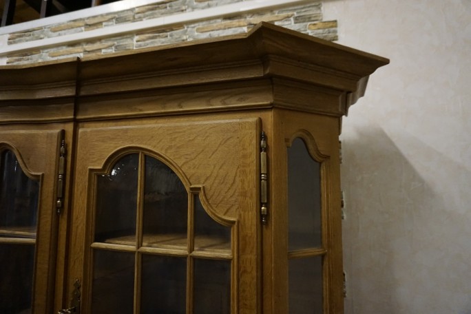 WITRYNA Z KOMODA LITY DĄB 5 DRZWIOWA SZER. 205 CM