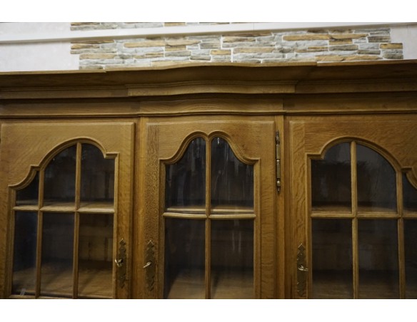 WITRYNA Z KOMODA LITY DĄB 5 DRZWIOWA SZER. 205 CM